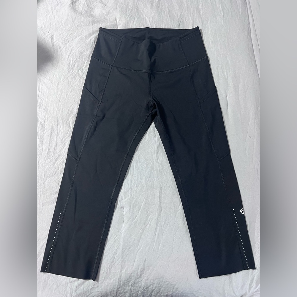 High rise Lululemon leggings 19" length